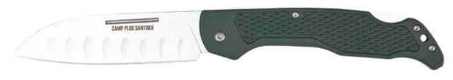 Ontario Knife Camp Plus Santoku Folder Box Folding Knive 4.25in Stainless Steel Glass Filed Nyon - Ontario Knife