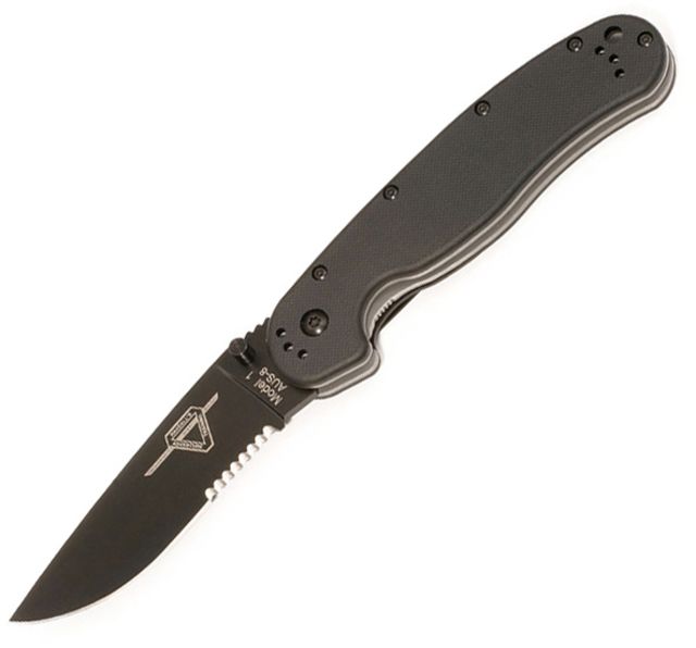 Ontario Knife Rat Folding Knife Black Blade Combo OK