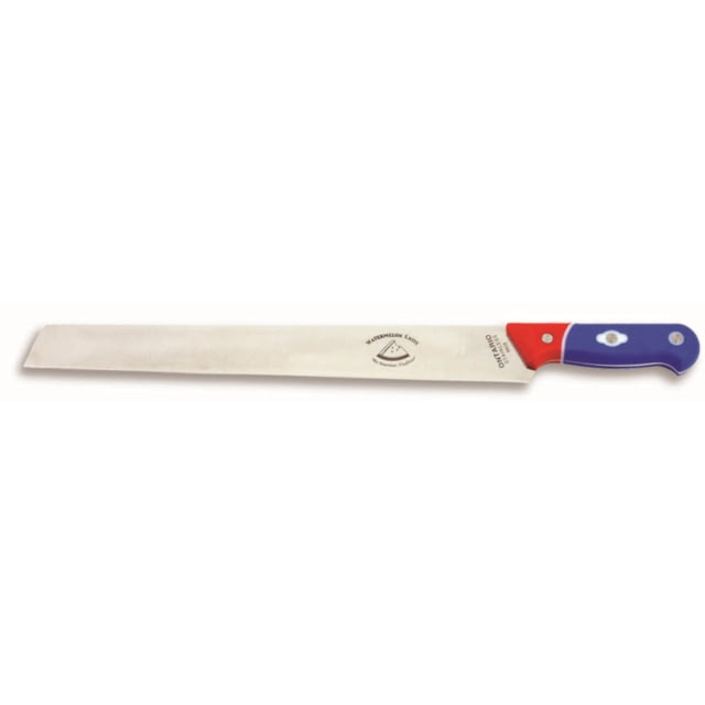 Ontario Knife Watermelon Knive 2 1/2in Stainless Steel Blade Red White And Blue Textured Rubber Handle - Ontario Knife