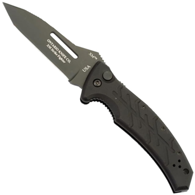 Ontario Knife XM Strike Fighter Automatic Knife Aluminum Handle Plain X-OK - Ontario Knife