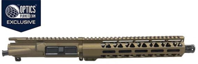 OP Exclusive Moriarti AR-15 Upper Receiver 300 Blackout 10.5in Pistol Medium M-LOK 1-7 Twist 5/8x24 Thread Diamond Cut Free-Float Handguard A2 Flash - Moriarti