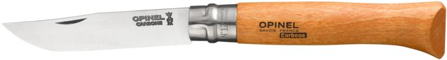 Opinel Carbon Steel Folding Knife No.12 6.25in. Beechwood Handle Wood - Opinel
