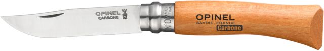 Opinel Carbon Steel Folding Knife No.7 4in. Beechwood Handle Wood - Opinel