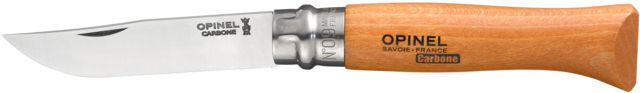 Opinel Carbon Steel Folding Knife No.9 4.75in. Beechwood Handle Wood - Opinel