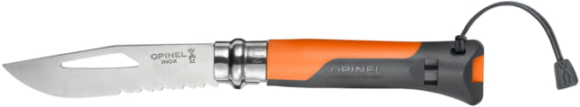 Opinel Outdoor Folding Knife No.8 Sandvik 12C27 Blade Orange 4 3/8in. - Opinel