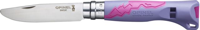 Opinel Outdoor Junior Folding Knife No.7 3in 12C27 Sandvik SS Purple - Opinel