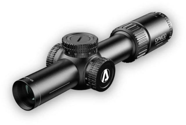 OPMOD Atibal XP Tactical  LPVO 30mm Tube Rifle Scope Second Focal Plane Plumb P3 BDC Reticle Black - Opmod