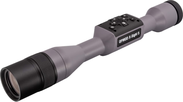 EDEMO ATN OPMOD X-Sight 5 5-25x UHD Smart Day/Night Hunting Rifle Scope in Wolf Grey w/ Quick Detach Mount Wolf Grey  EDEMO1 - Opmod