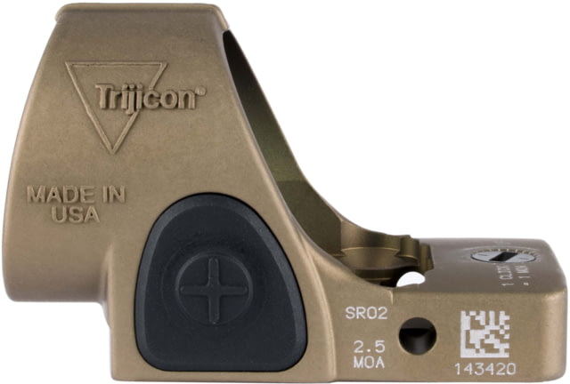 Trijicon OPMOD SRO Sight Adjustable LED 5.0 MOA Red Dot Coyote Brown - Opmod