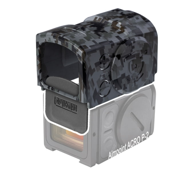 OpticGard Aimpoint Acro P-2 Red Dot Sight Cover Gunmetal Gray Camo One Size - Opticgard