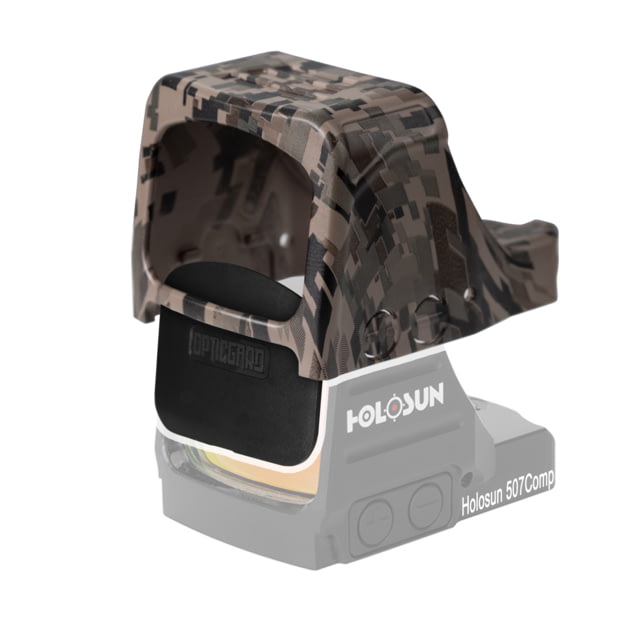 OpticGard Holosun 507Comp Red Dot Sight Cover FDE Camo One Size