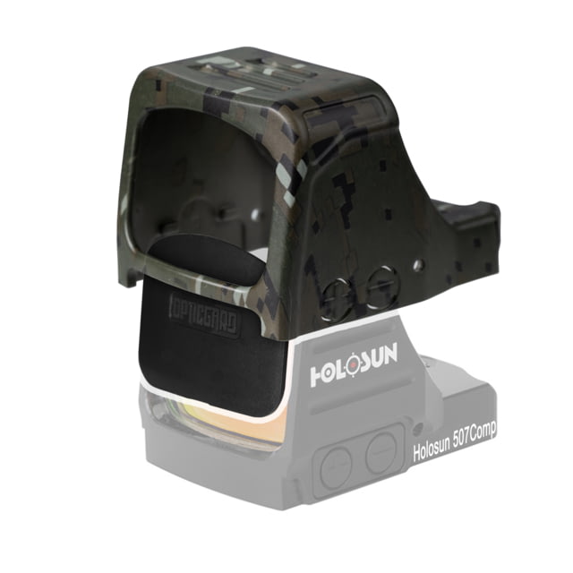 OpticGard Holosun 507Comp Red Dot Sight Cover OD Green Camo One Size - Opticgard