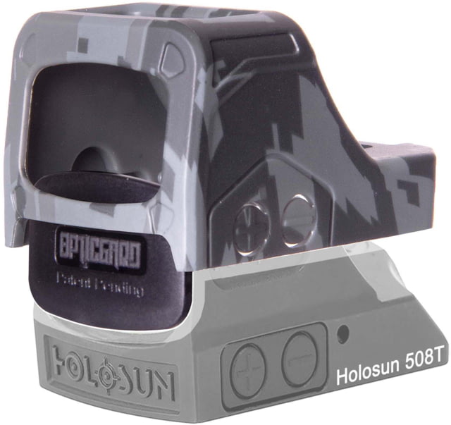 OpticGard Scope Cover for Holosun 508T Gunmetal Gray Camo - Opticgard