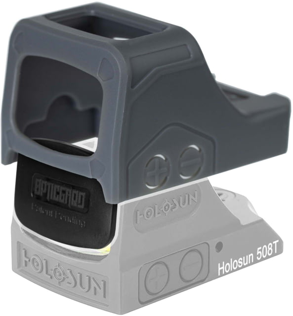 OpticGard Scope Cover for Holosun 508T Gunmetal Gray - Opticgard