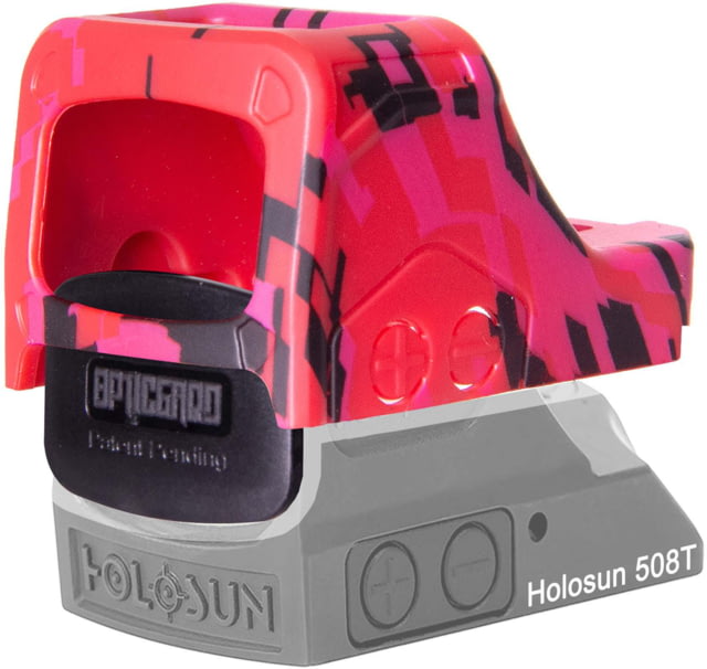 OpticGard Scope Cover for Holosun 508T Passion Red Camo - Opticgard