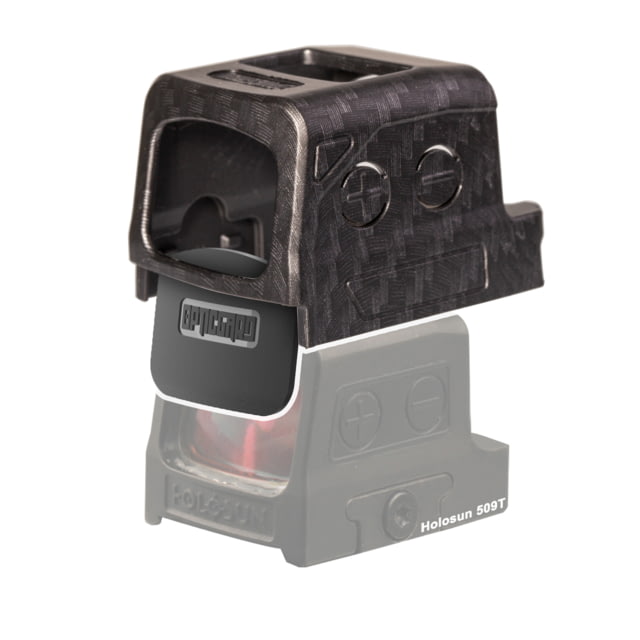 OpticGard Holosun 509T-X2 Red Dot Sight Cover Carbon Fiber One Size - Opticgard