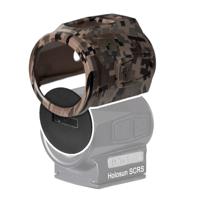 OpticGard Holosun SCRS Red Dot Sight Cover FDE Camo One Size - Opticgard