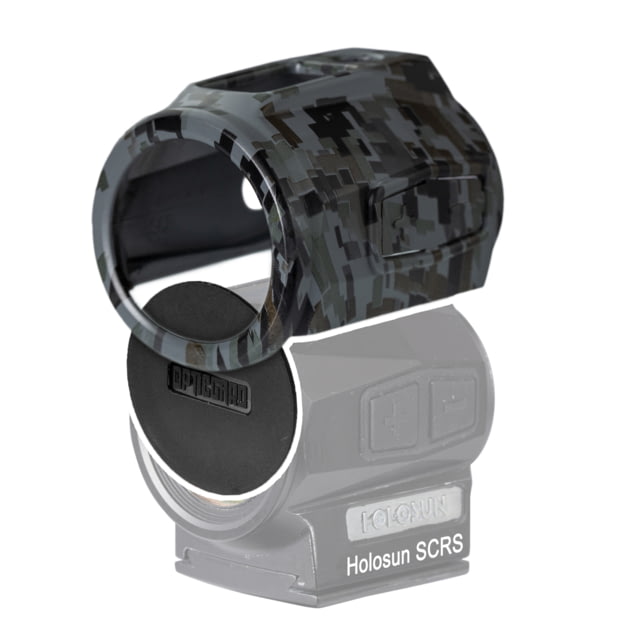 OpticGard Holosun SCRS Red Dot Sight Cover Gunmetal Gray Camo One Size - Opticgard