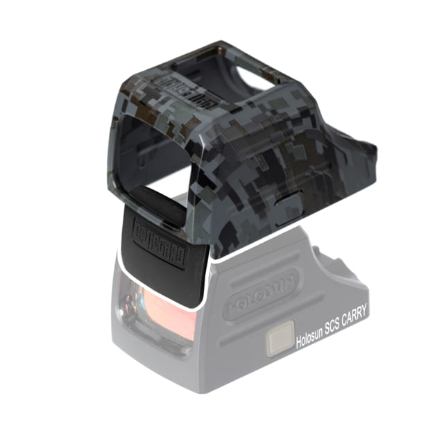OpticGard Holosun SCS Carry Red Dot Sight Cover Gunmetal Gray Camo One Size - Opticgard