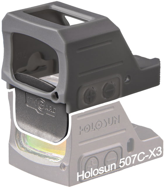 OpticGard Holosun 507C-X3/407C-X3 Scope Cover Gunmetal Gray One Size - Opticgard