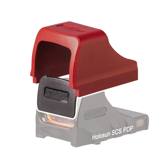 OpticGard Holosun SCS PDP Scope Cover Red One Size - Opticgard