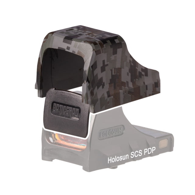 OpticGard Holosun SCS PDP Scope Cover Gunmetal Gray Camo One Size