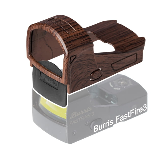 OpticGard Scope Cover for Burris Fast Fire 3 Dark Wood Pattern One Size - Opticgard
