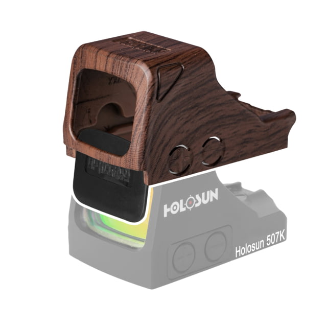 OpticGard Scope Cover for Holosun 507K X2/ 407K X2 Dark Wood Pattern One Size - Opticgard