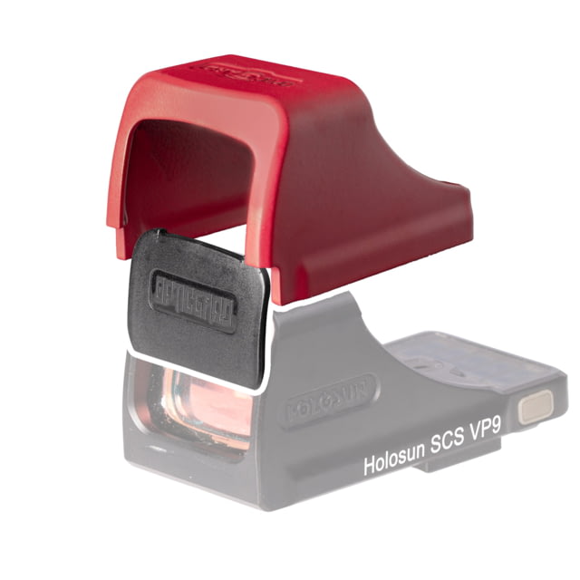OpticGard Scope Cover for Holosun SCS VP9 Red One Size - Opticgard