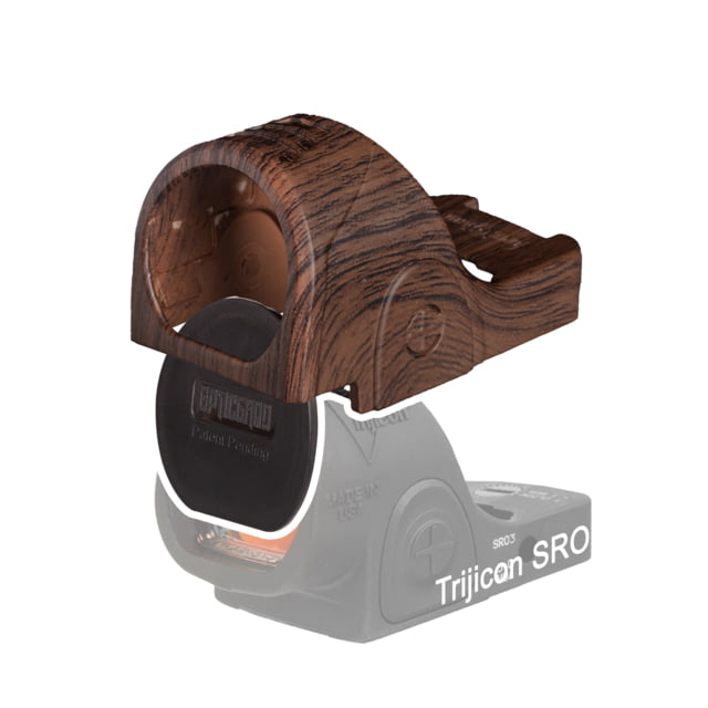 OpticGard Scope Cover for Trijicon SRO Dark Wood Pattern One Size - Opticgard