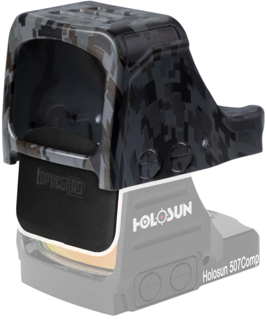 OpticGard Scope Cover for Holosun 507 COMP Gunmetal Gray Camo
