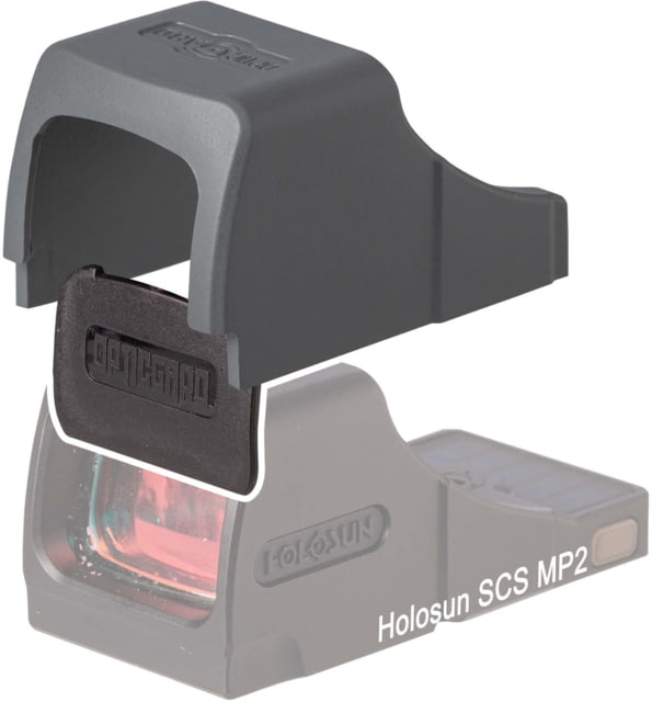 OpticGard Scope Cover For Holosun SCS MP2 Gunmetal Gray - Opticgard