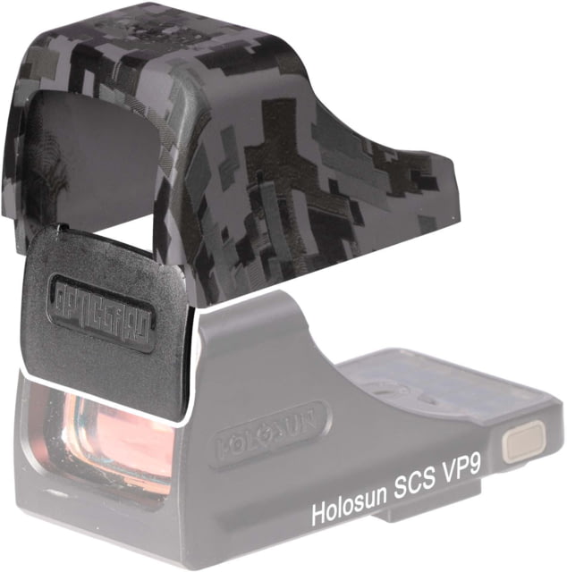 OpticGard Scope Cover For Holosun SCS VP9 Gunmetal Gray Camo - Opticgard