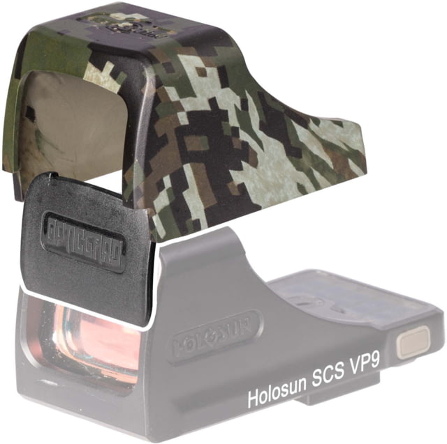 OpticGard Scope Cover For Holosun SCS VP9 OD Green Camo - Opticgard
