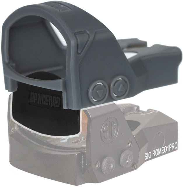 OpticGard Scope Cover for Sig Sauer Romeo1Pro Gunmetal Gray - Opticgard