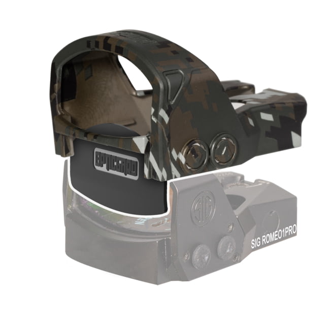 OpticGard Sig Sauer Romeo1Pro Red Dot Sight Cover OD Green Camo One Size - Opticgard