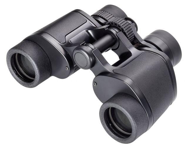 Opticron Adventurer T WP 8x32mm Roof Prism Binoculars Leatherette Partial Rubber Covering Black - Opticron