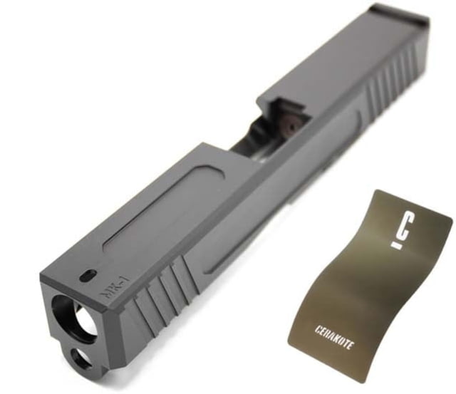 OpticsPlanet Exclusive EC Defense MK-1 Stripped G19 Pistol Slide OD Green EC -MK1 OD GREEN - Ec Defense