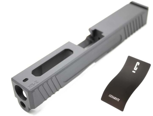 OpticsPlanet Exclusive EC Defense MK-2 Stripped G19 Pistol Slide Armor Black EC -MK2 BLK - Ec Defense