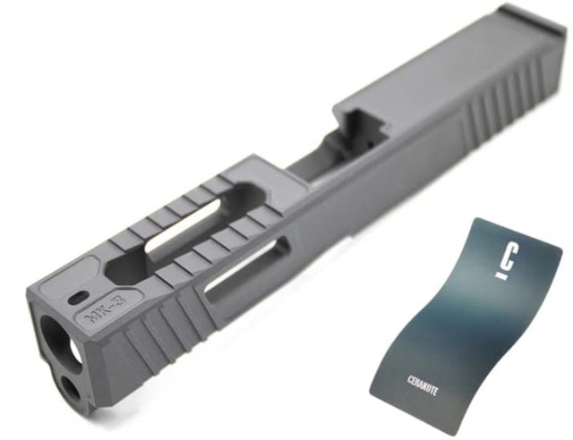 OpticsPlanet Exclusive EC Defense MK-3 Stripped G19 Pistol Slide Titanium Blue EC MK3 TITANIUM BLUE - Ec Defense