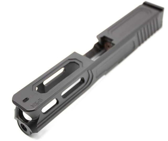 OpticsPlanet Exclusive EC Defense MK-5 Stripped G19 Pistol Slide Armor Black EC -MK5 BLK - Ec Defense