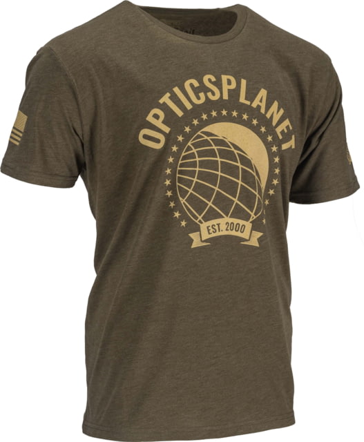 OpticsPlanet Exclusive Est. 2000 Limited Edition T-Shirt - Men's Military Green Medium