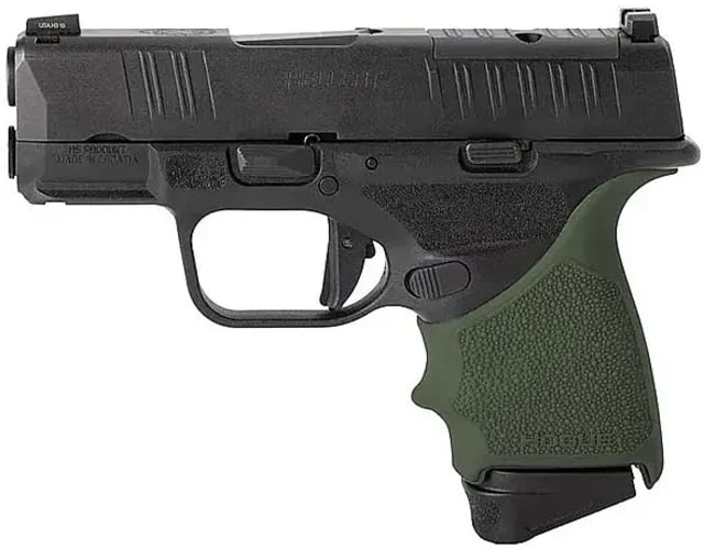 Hogue HandAll Beavertail Grip Sleeve - Springfield Armory Hellcat Green