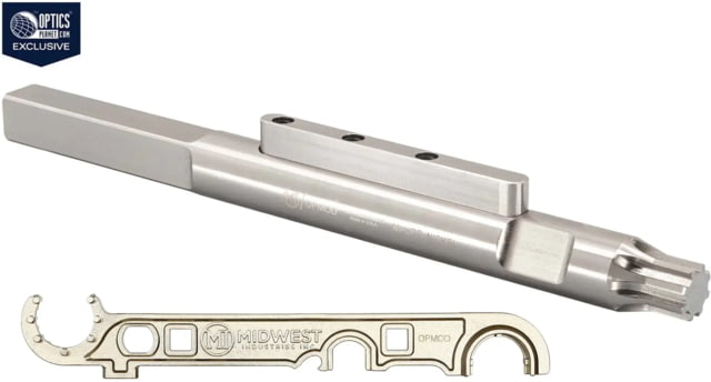 OpticsPlanet Exclusive Midwest Industries OPMOD AR15 Upper Receiver Rod - Nickel & Midwest Industries OPMOD Professional Armorer's Wrench - Opmod