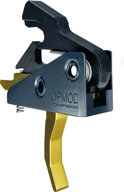 OpticsPlanet Exclusive Rise Armament OPMOD RA-240 Hex Enhanced Rifle Trigger AR-15 3.5lb Pull Gold - RISE Armament