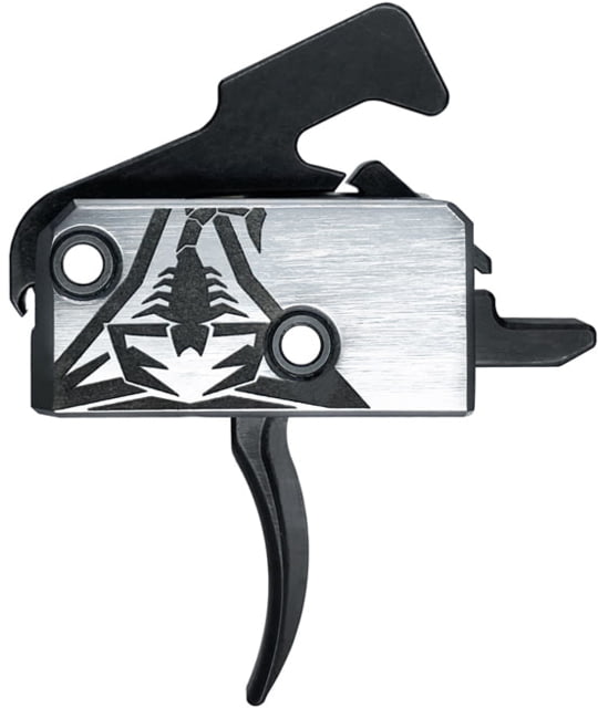 OpticsPlanet Exclusive RISE Armament RA-240 Enhanced Rifle Trigger Curved 3.5lb Pull Weight Anodized Graphite Black - Rise Armament