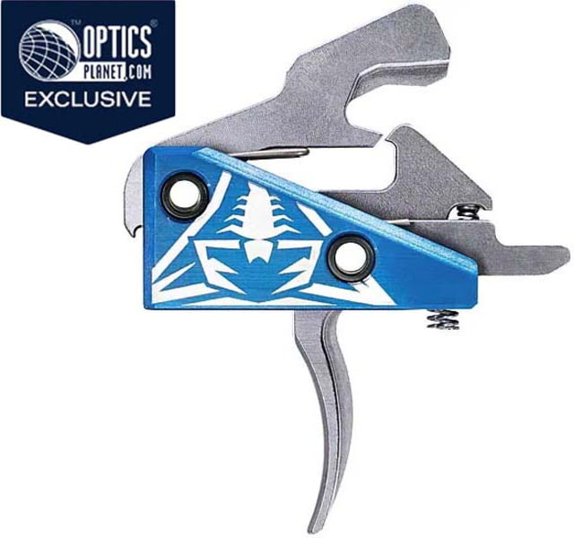 OpticsPlanet Exclusive Rise Armament RA-240 Gen 2 Enhanced Rifle Trigger, Silver, RA-240-G2-SLVR