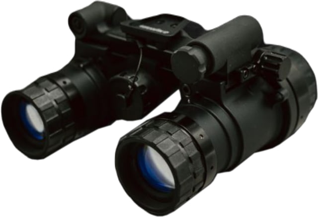 OpticsPlanet Exclusive Steele Industries Ruggedized Night Vision Goggle 1x3mm LEMO L3 22UM Unfilmed White Phosphor Anodized Matte Black - Steele Industries