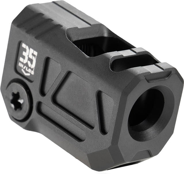 OpticsPlanet Exclusive Strike Industries Strike Micro QUAD V Threaded 9mm Compensator 1/2x28 Black