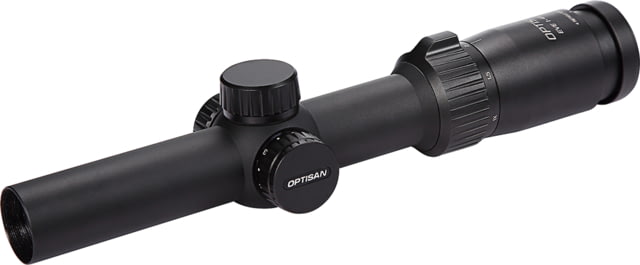 Optisan Precision Sports Optics EVE 1-4x24mm 30mm SFP Rifle Scope, G4Ai4 Reticle, MOA, Black, 37578